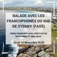 Balade avec les Francophones du Sud Sydney (Maroubra-Malabar)